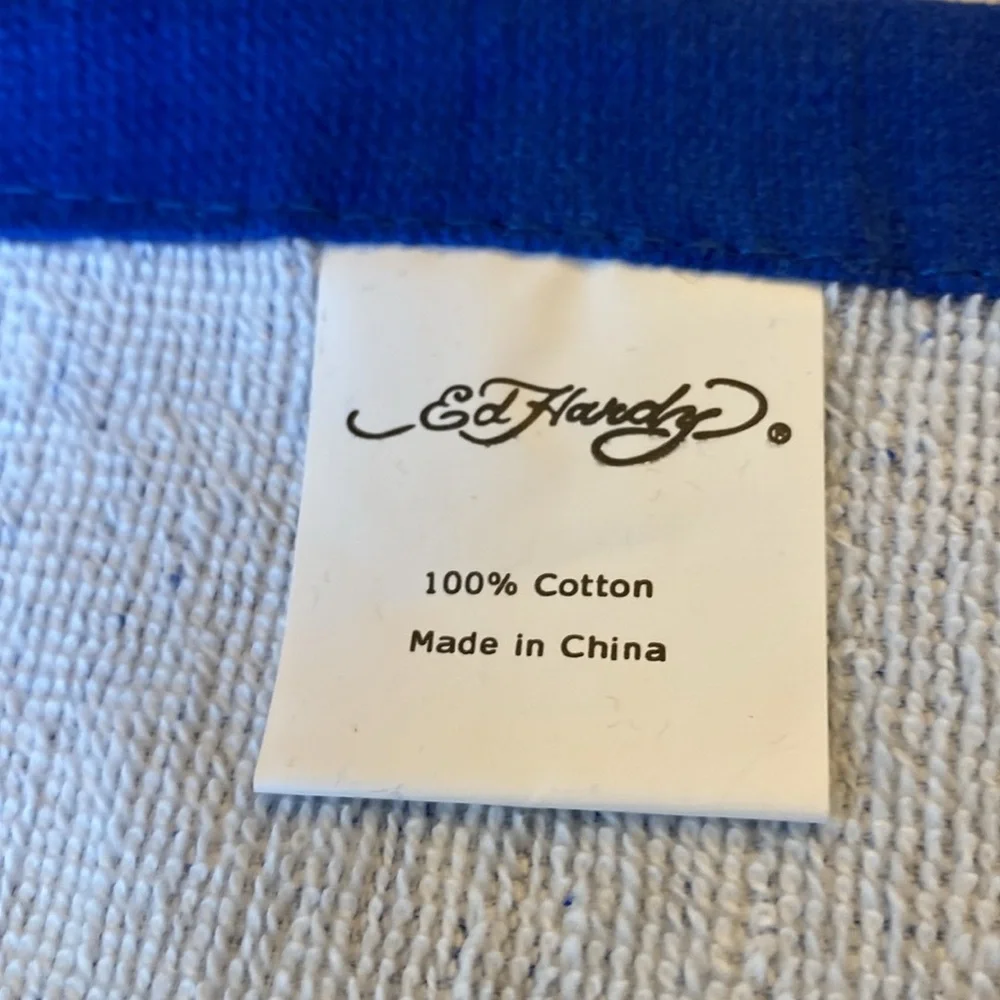 Ed Hardy Beach Towel. VTG 2012. NWT